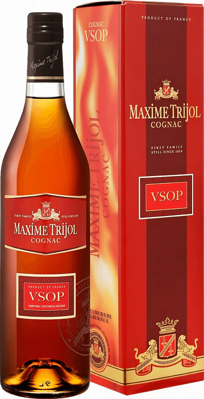 Cognac Maxime Trijol VSOP, gift box