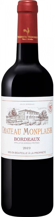  вино Chateau Monplaisir, Bordeaux AOC