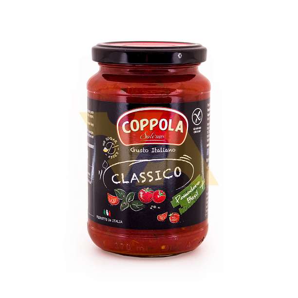 Соус томатный Classico томат-базилик "Coppola"