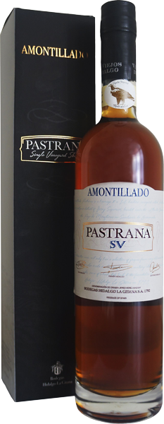  вино Hidalgo La Gitana Pastrana Sv Amontillado (Gift Box) Jerez 0.5 л