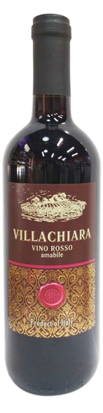  вино Villa Chiara красное полусладкое 0.75 л