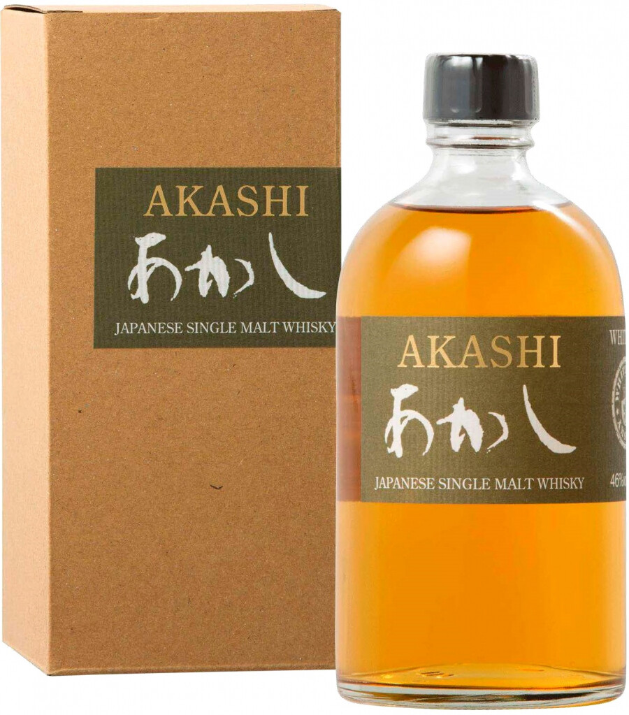 Whiskey Akashi Single Malt, gift box