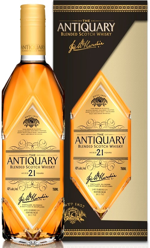 Виски The Antiquary 21 years old, gift box
