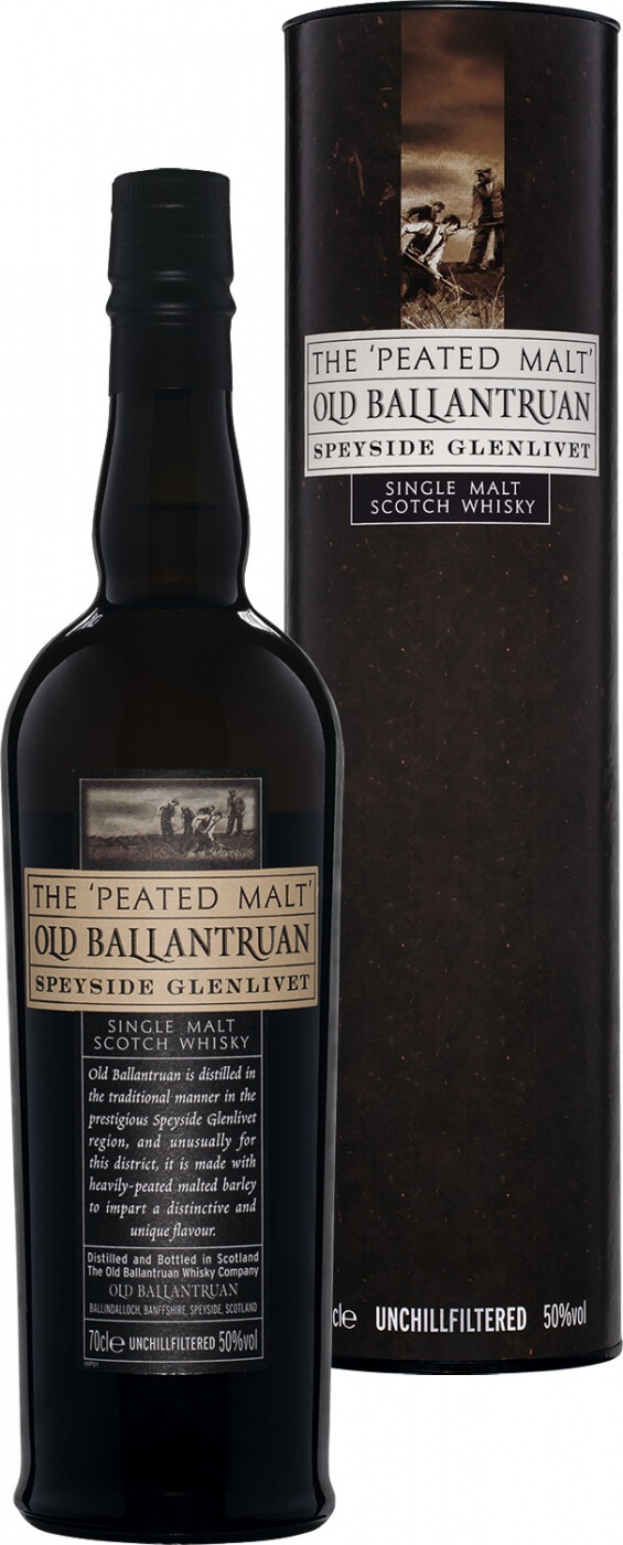 Whisky Old Ballantruan Speyside Glenlivet Single Malt Peated в п/у