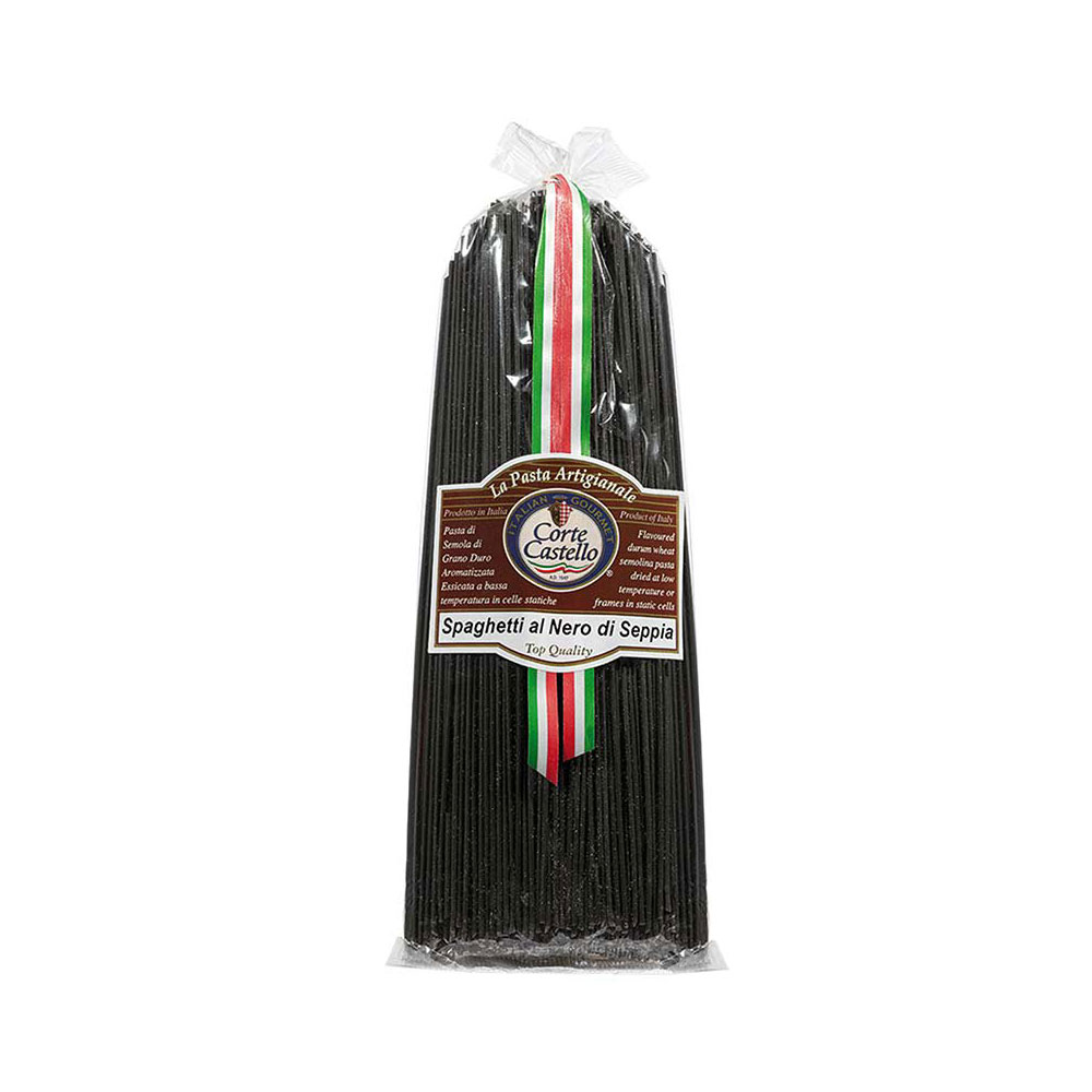 Паста Спагетти с чернилами каракатицы "Corte Castello"