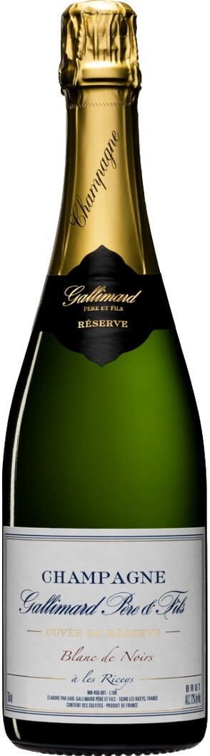 Champagne Gallimard "Cuvee de Reserve" Blanc de Noirs 