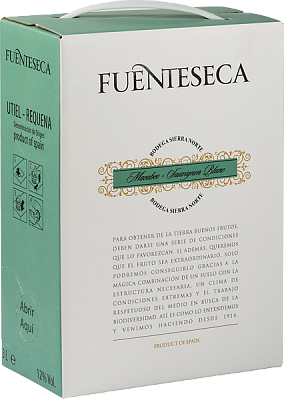  вино Fuenteseca Macabeo Sauvignon Blanc, bag-in-box 3 л
