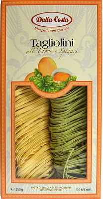 Паста Тальолини со шпинатом "Della Costa"