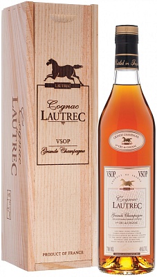 Коньяк Cognac "Lautrec" VSOP, wooden box