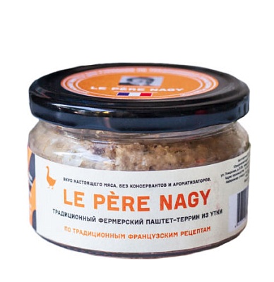 Паштет-террин из утки традиционный "Le Pere Nagy"