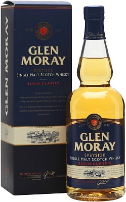 Виски Scotch Whisky Glen Moray Elgin Classic, gift box