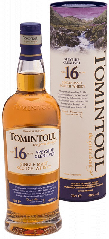 Виски Whisky Tomintoul 16 years old в п/у