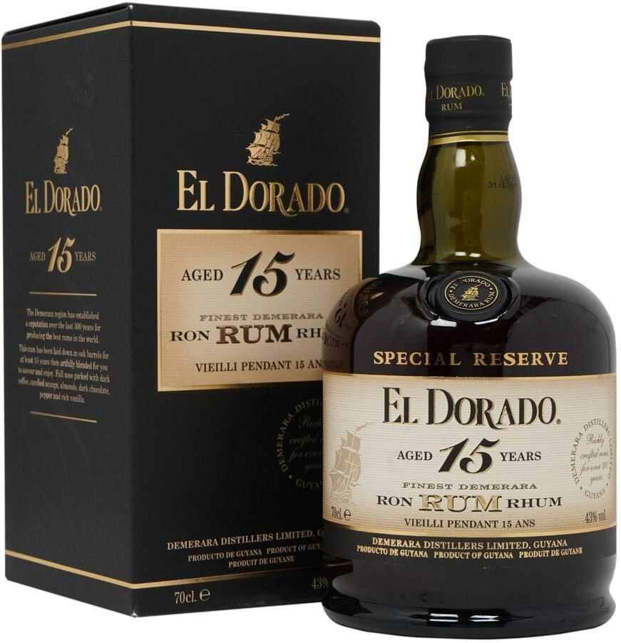 Rum El Dorado 15 years old