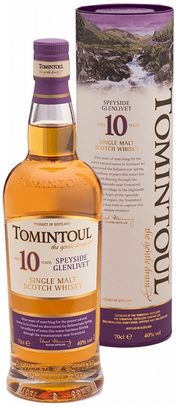 Whisky Tomintoul Speyside 10 years old в п/у